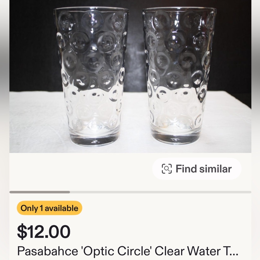 Bubble Glass Tumbler Set of 6 - Picture 6 of 14